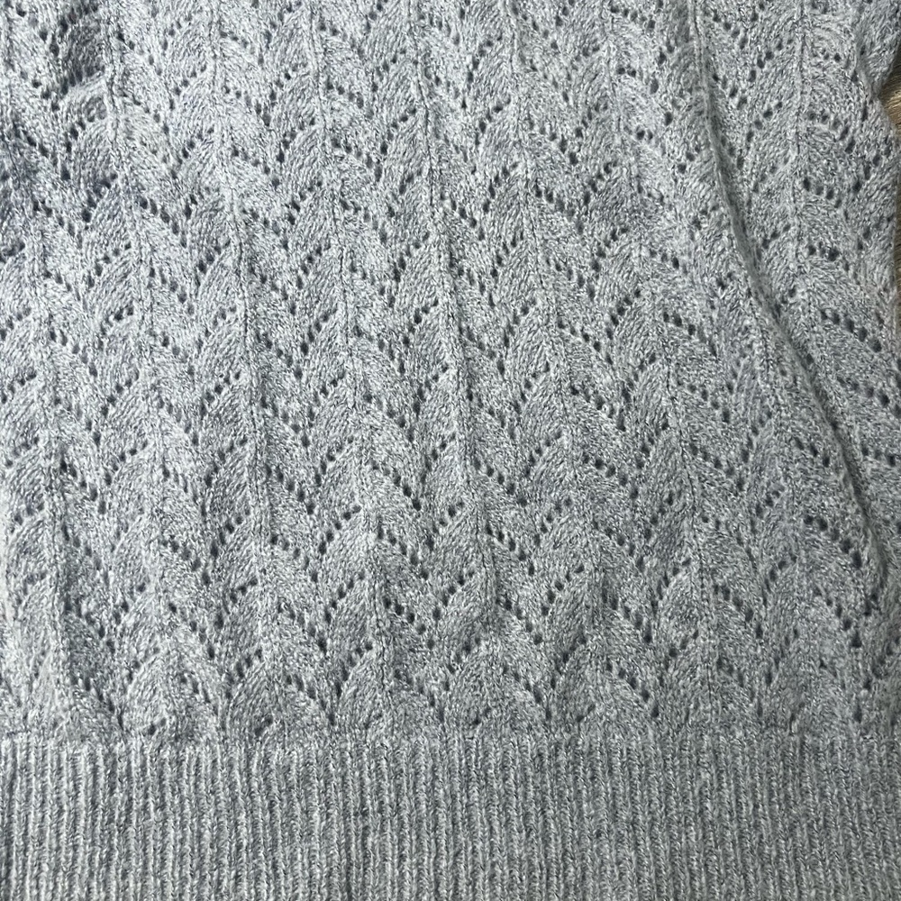 J. McLaughlin Soft Blue Cowl Neck Sweater Tiler Wool & Cashmere-Blend size XS - Picture 9 of 12